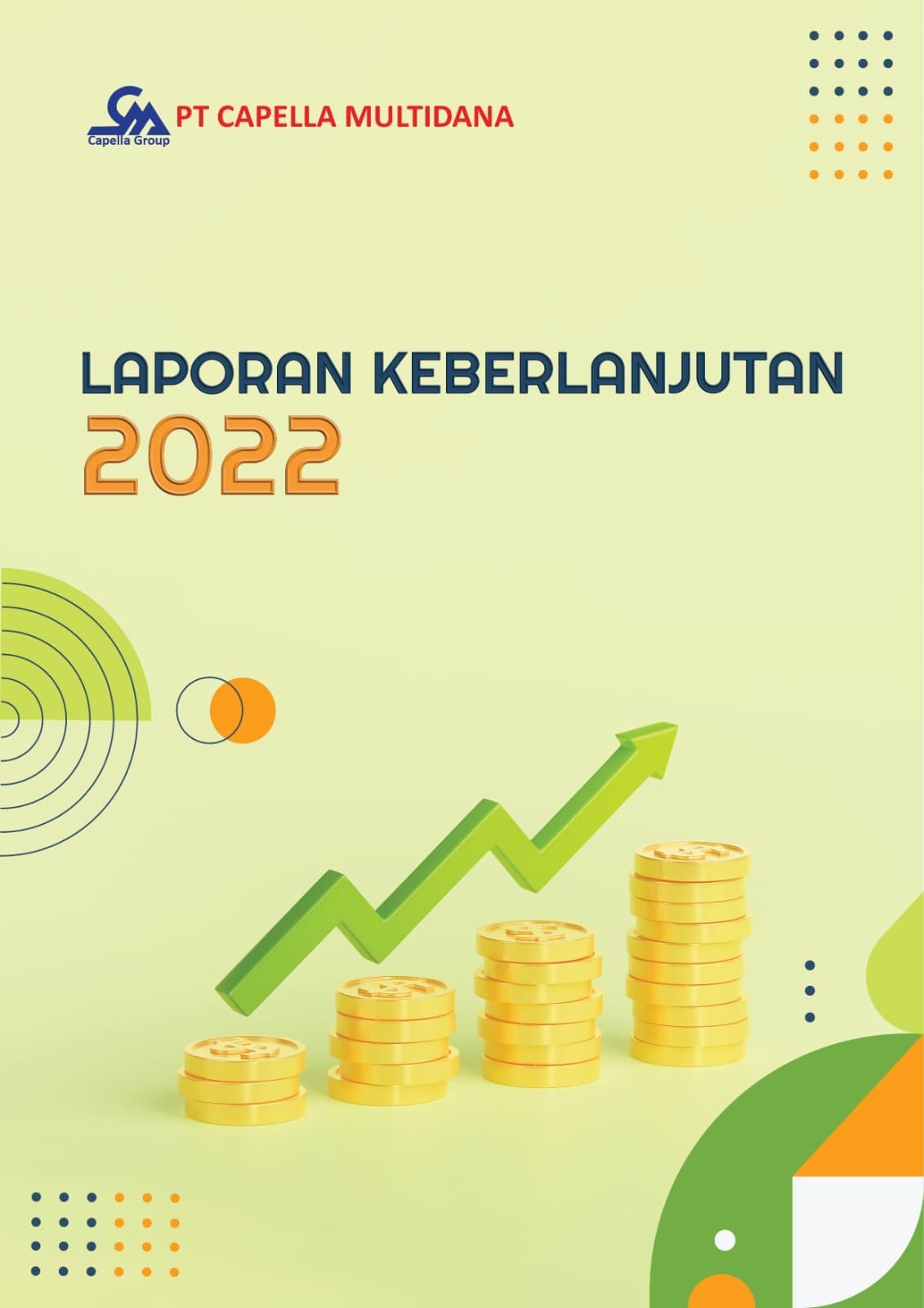 Cover Laporan Keberlanjutan 2022
